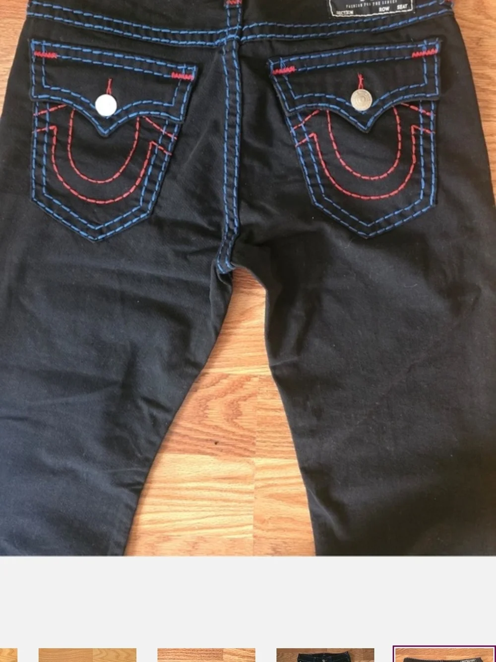 True Religion Men Black 2026 True Religion Jeans. Black Straight Fit. Like New
